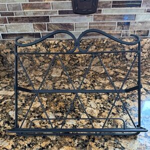 Black Metal Book Holder